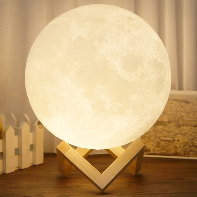 3D Magical LED Luna Night Light Moon Lamp