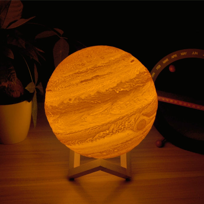 3D Light Print Jupiter Lamp