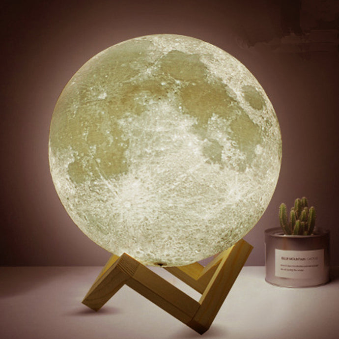 3D Printing Moon Lamp 8cm
