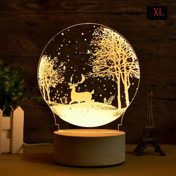 LED Carving 3D Moon Lamp