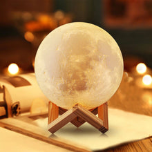 Load image into Gallery viewer, Dikale Moon Light 3D Printed Dimmable