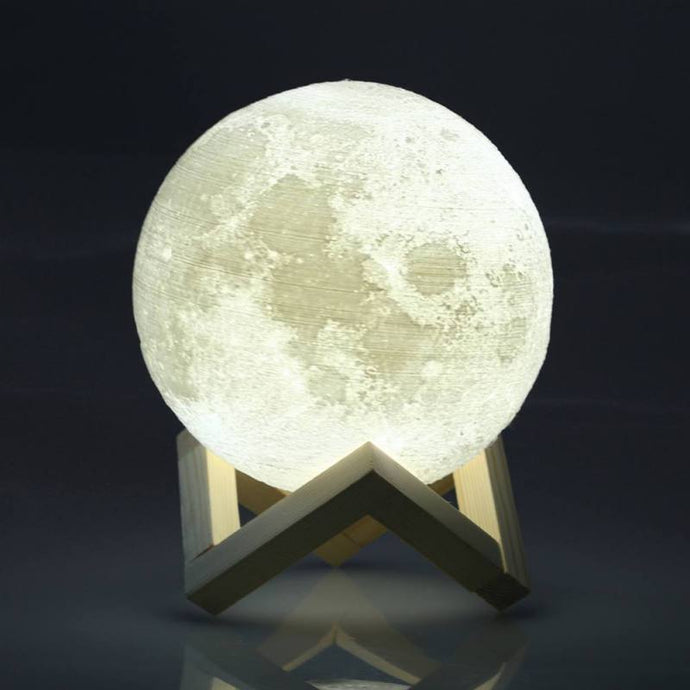 3D Print LED Magical Full Moon Light