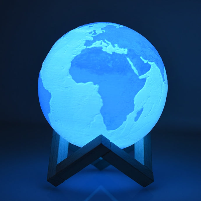 3D Print LED Earth Lamp