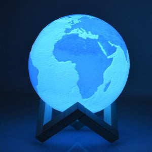 3D Print Earth Lamp