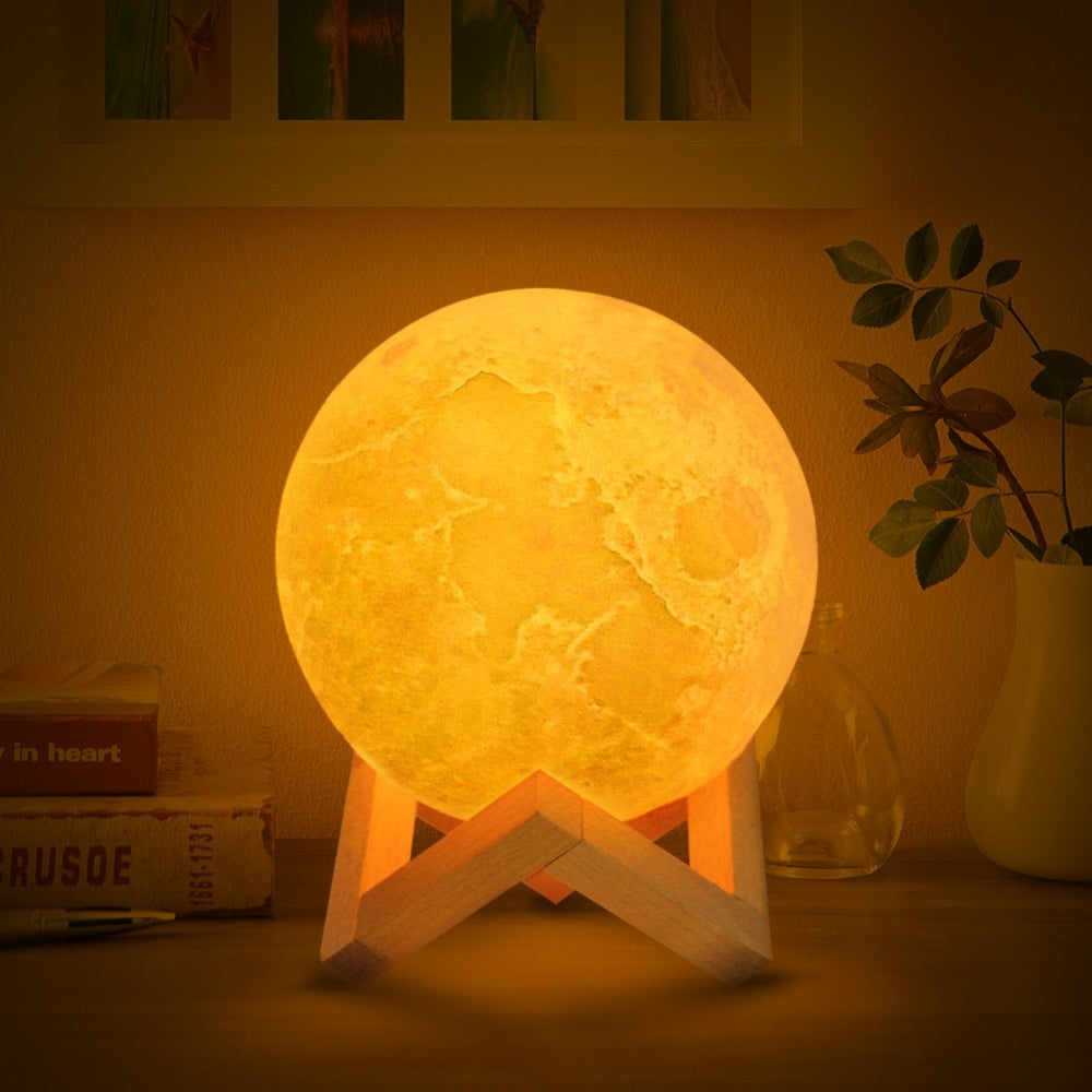 3D Print Moon Lamp
