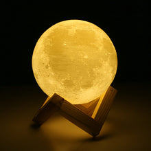 Load image into Gallery viewer, 3D Print Night Light Moon Lamp