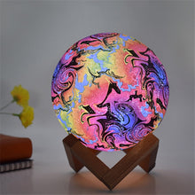 Load image into Gallery viewer, Creative Painted Ghost Moon Lamp