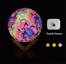 Load image into Gallery viewer, Creative Painted Ghost Moon Lamp