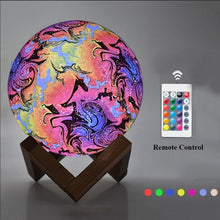 Load image into Gallery viewer, Creative Painted Ghost Moon Lamp
